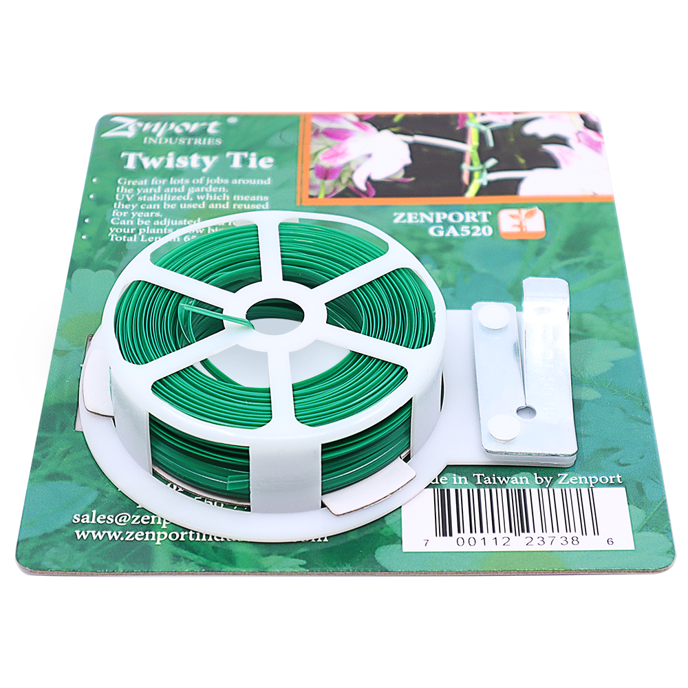 Amarre giratorio para plantas Zenport GA520 Garden, 65 pies, verde