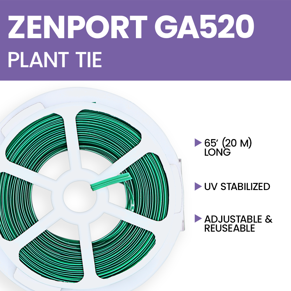 Amarre giratorio para plantas Zenport GA520 Garden, 65 pies, verde