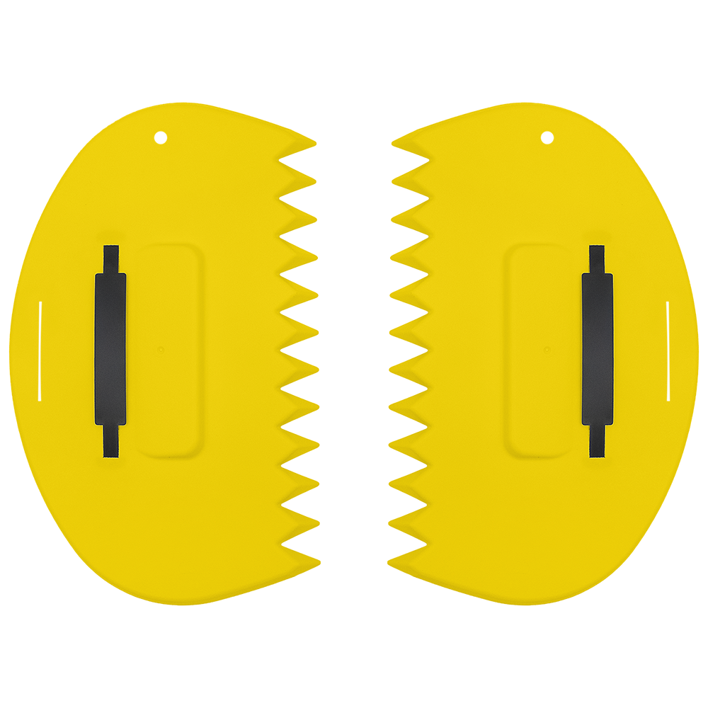 Zenport GA815 Leaf Scoops (Set of 2), Yellow