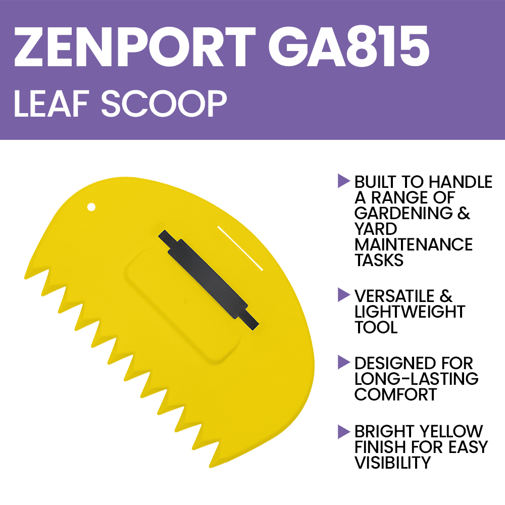 Zenport GA815 Leaf Scoops (Set of 2), Yellow