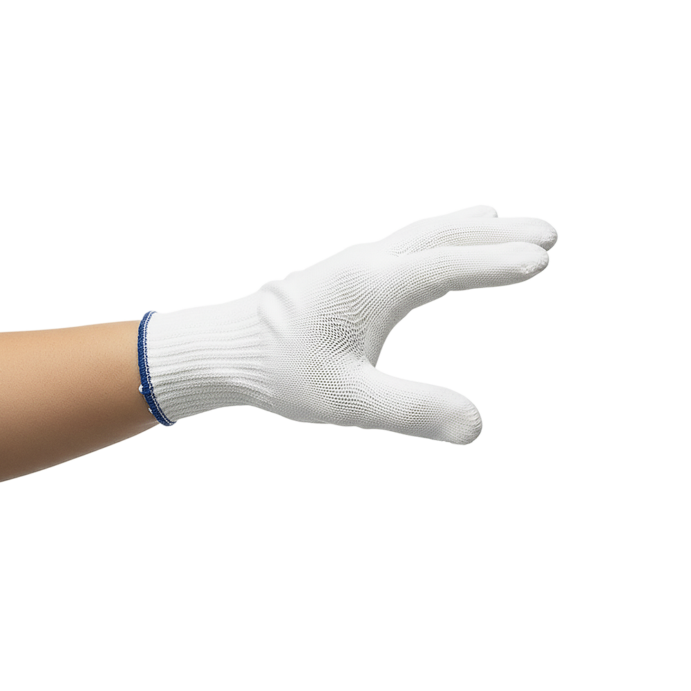 Zenport GN025 10 Gram Tetoron Poly Fiber Glove Liners, 12-Pair, White