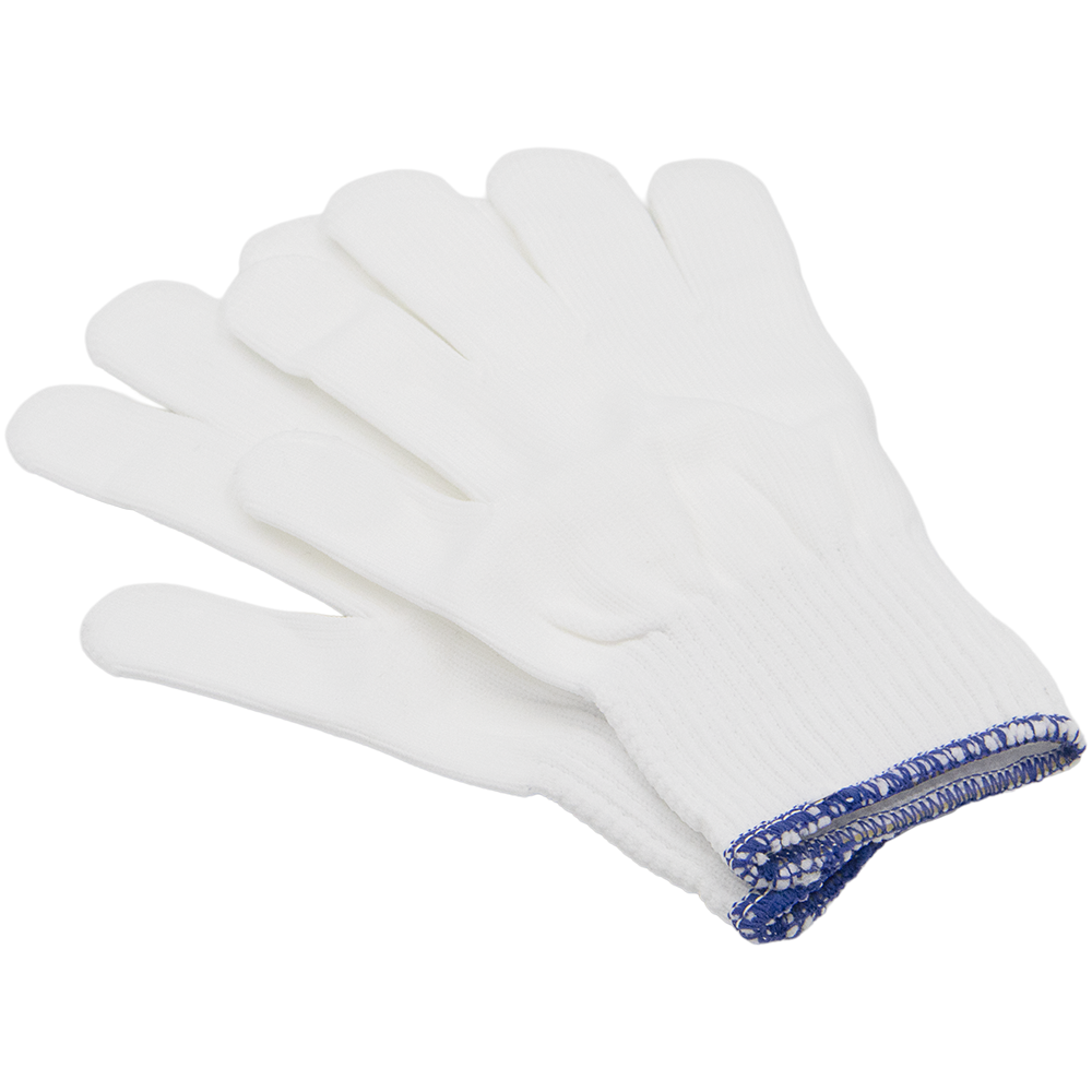 Zenport GN025 10 Gram Tetoron Poly Fiber Glove Liners, 12-Pair, White