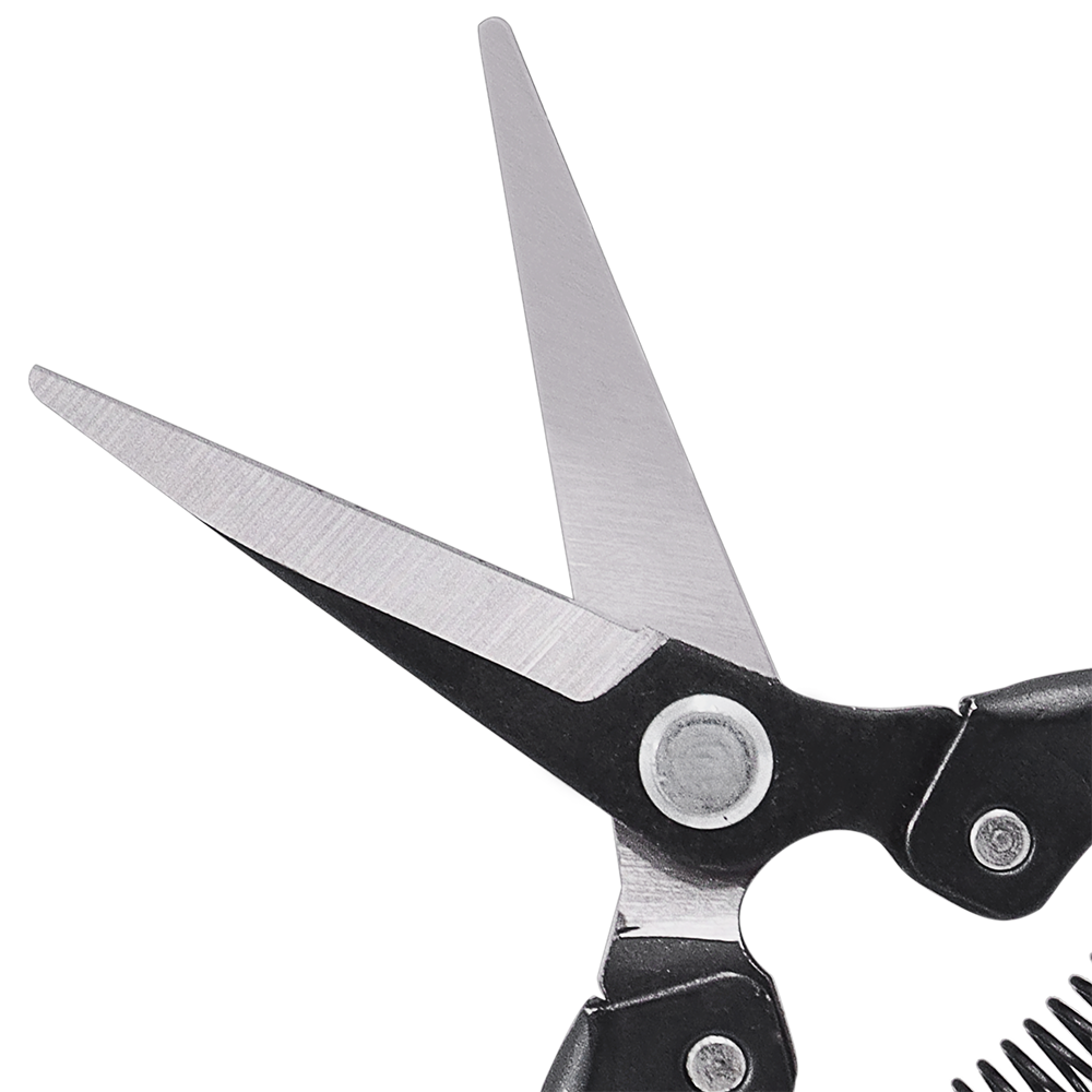 Zenport H300C Harvest Shear, Long Curved Blade, 2 Inch Carbon Steel Blades, Red