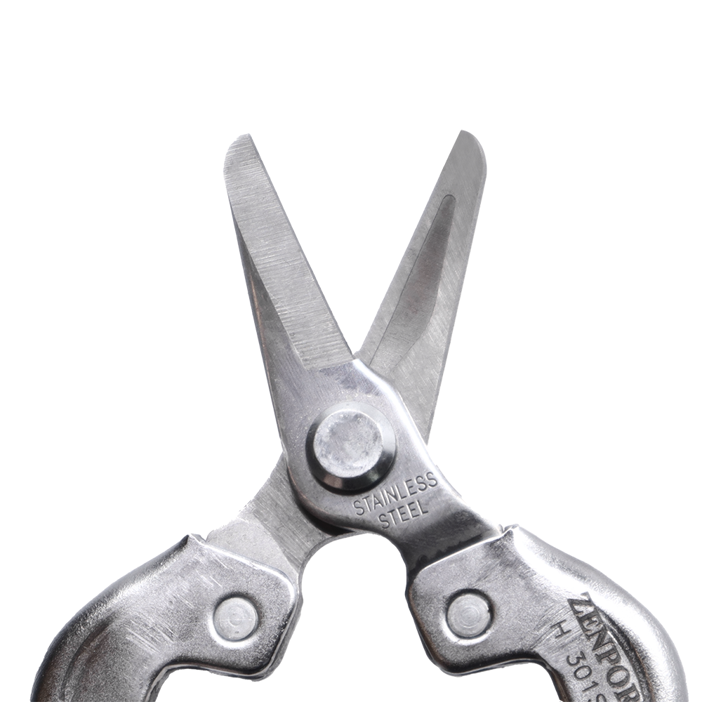 Zenport H301SC Harvest Shear, Short Curved, 1 Inch Inch Stainless Steel Blades, Red