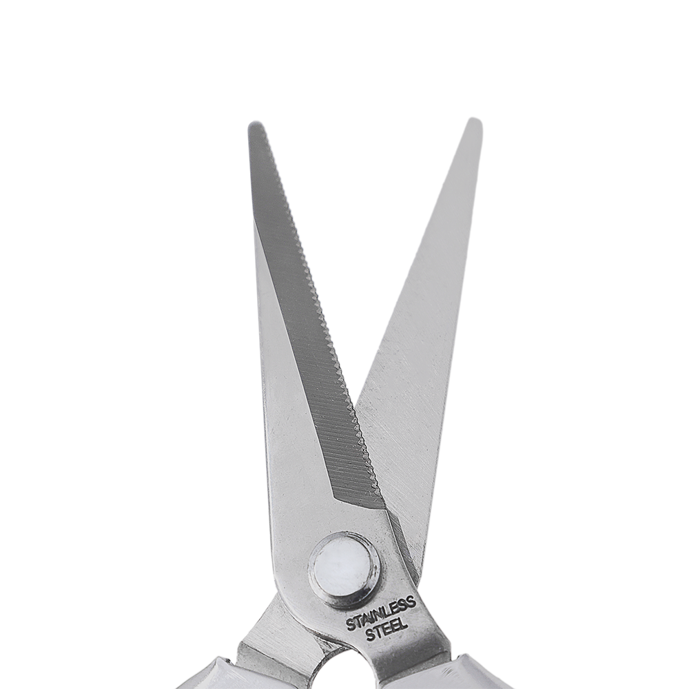 Zenport H302S Harvest Shear, Straight Serrated, 2.25 Inch Stainless Steel Blades, Red
