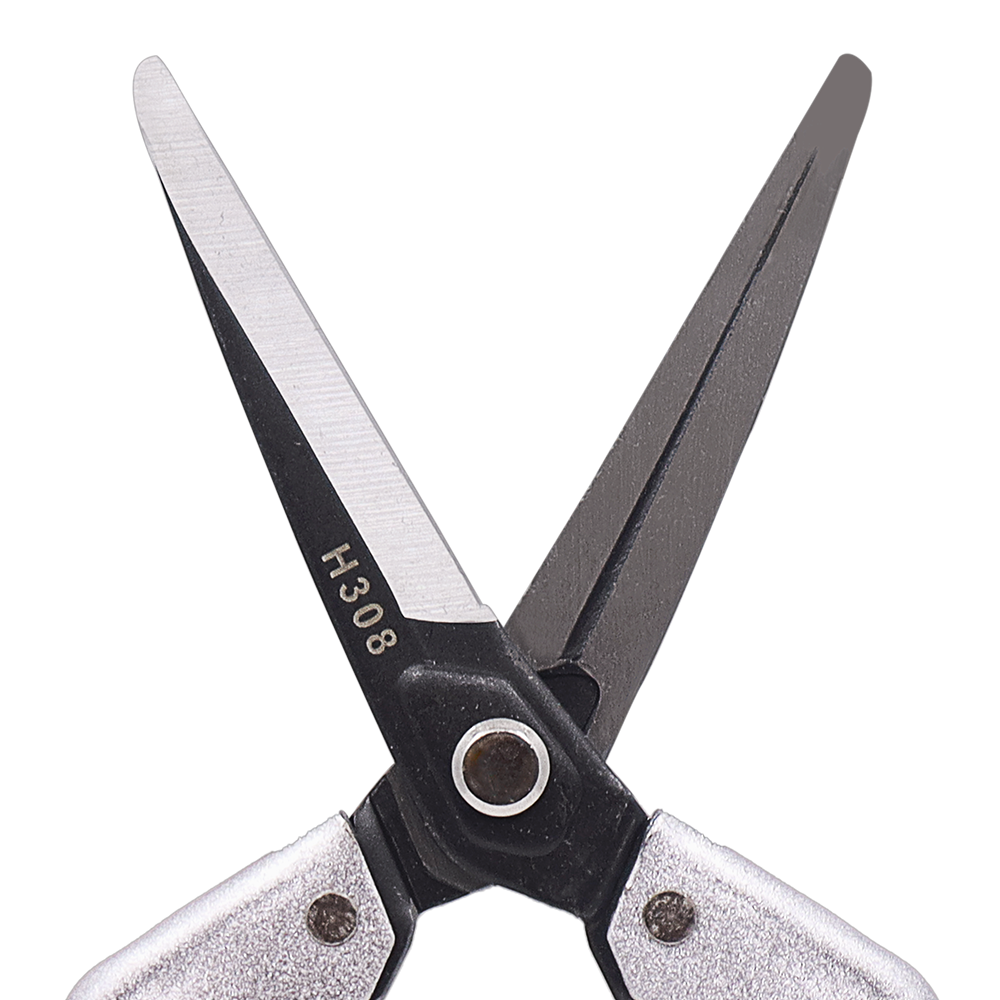 Tijeras de entresacar Zenport H308, hojas de acero al carbono de 3 pulgadas, color rojo