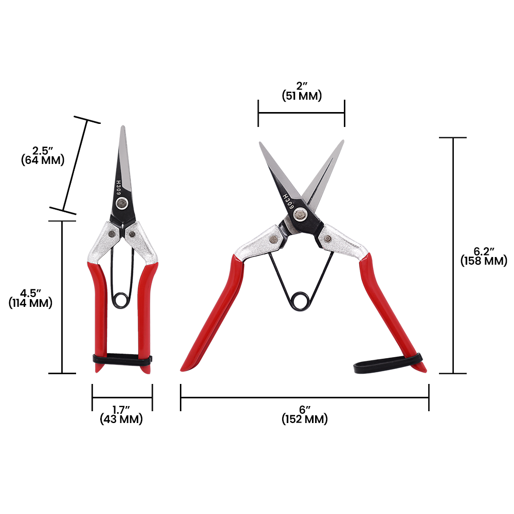 Zenport H309 Deluxe Thinning Shear, 2 Inch Carbon Steel Blades, Red