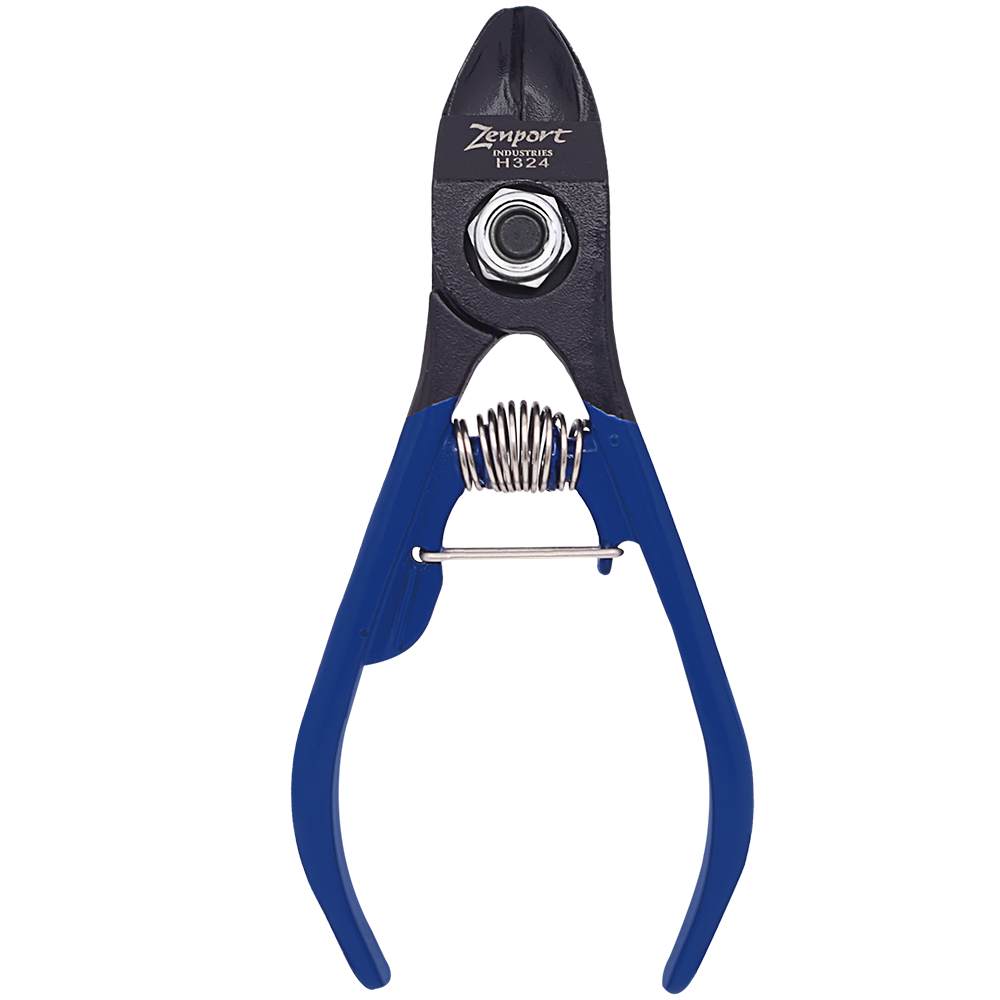 Zenport H324 Forged Steel Bypass Fruit Clippers, 4.5-Inch, 0.5 Inch Alloy Steel Blades, Blue