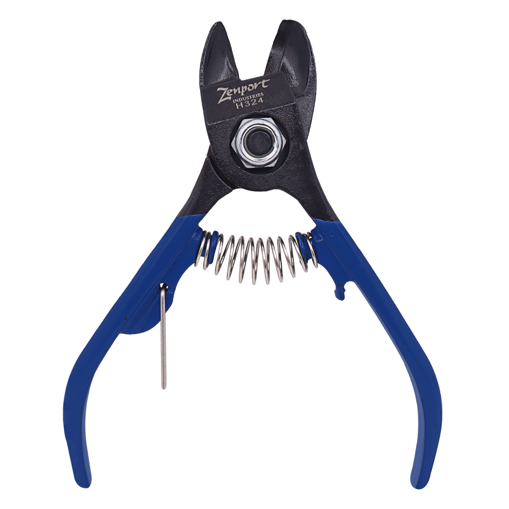 Zenport H324 Forged Steel Bypass Fruit Clippers, 4.5-Inch, 0.5 Inch Alloy Steel Blades, Blue