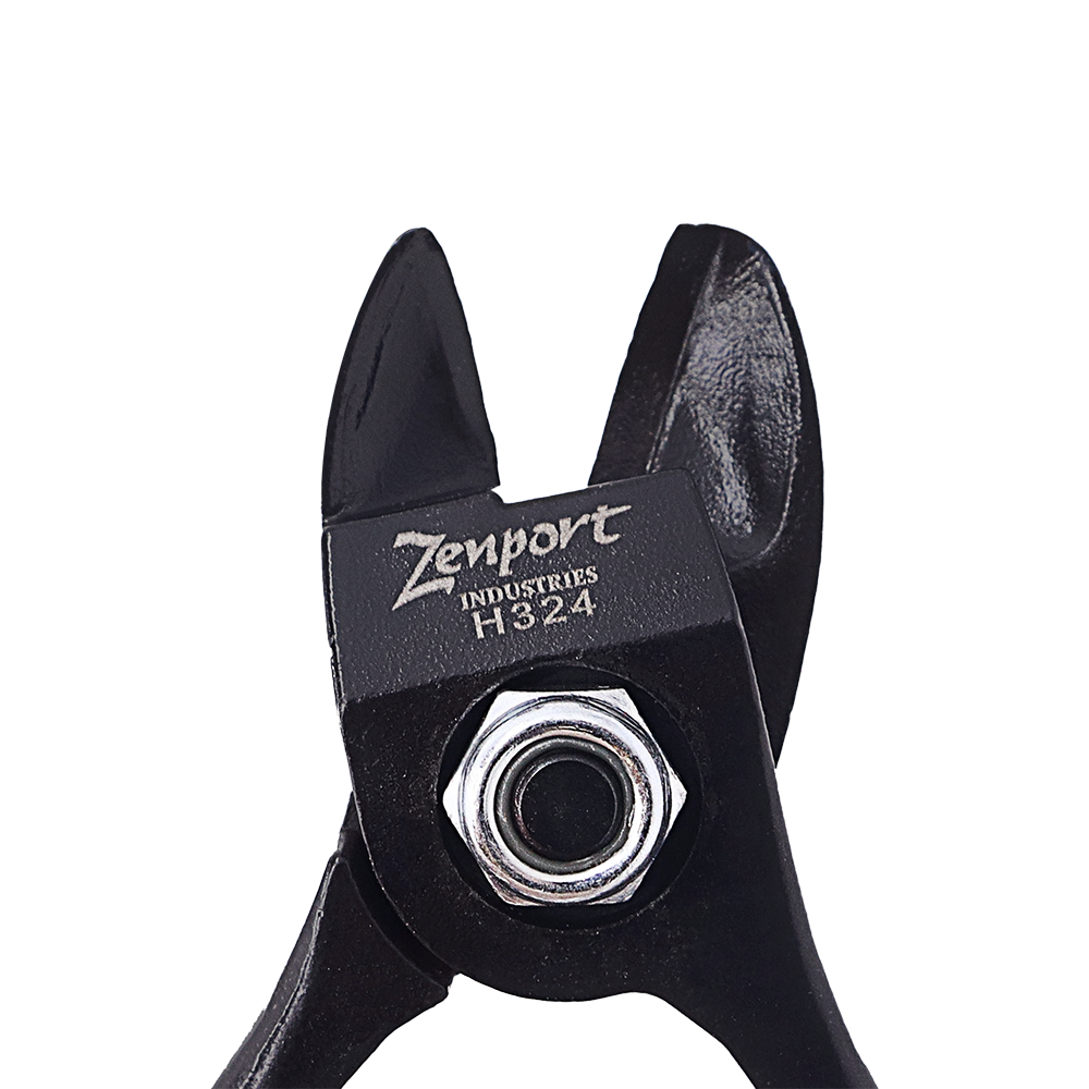 Cortadora de frutas Zenport H324 de acero forjado con derivación, cuchillas de acero de aleación de 4,5 pulgadas y 0,5 pulgadas, color azul