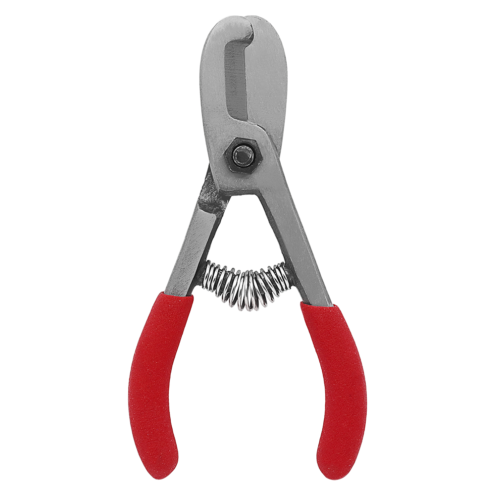 Cortadora de frutas Zenport H325 de 5,25 pulgadas, corte de 1,25 pulgadas, cuchillas de acero inoxidable de 1,5 pulgadas, color rojo