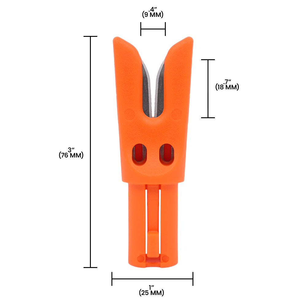 Zenport H335-1 Replacement Grape Razor Fork Head Blade for H335, Orange