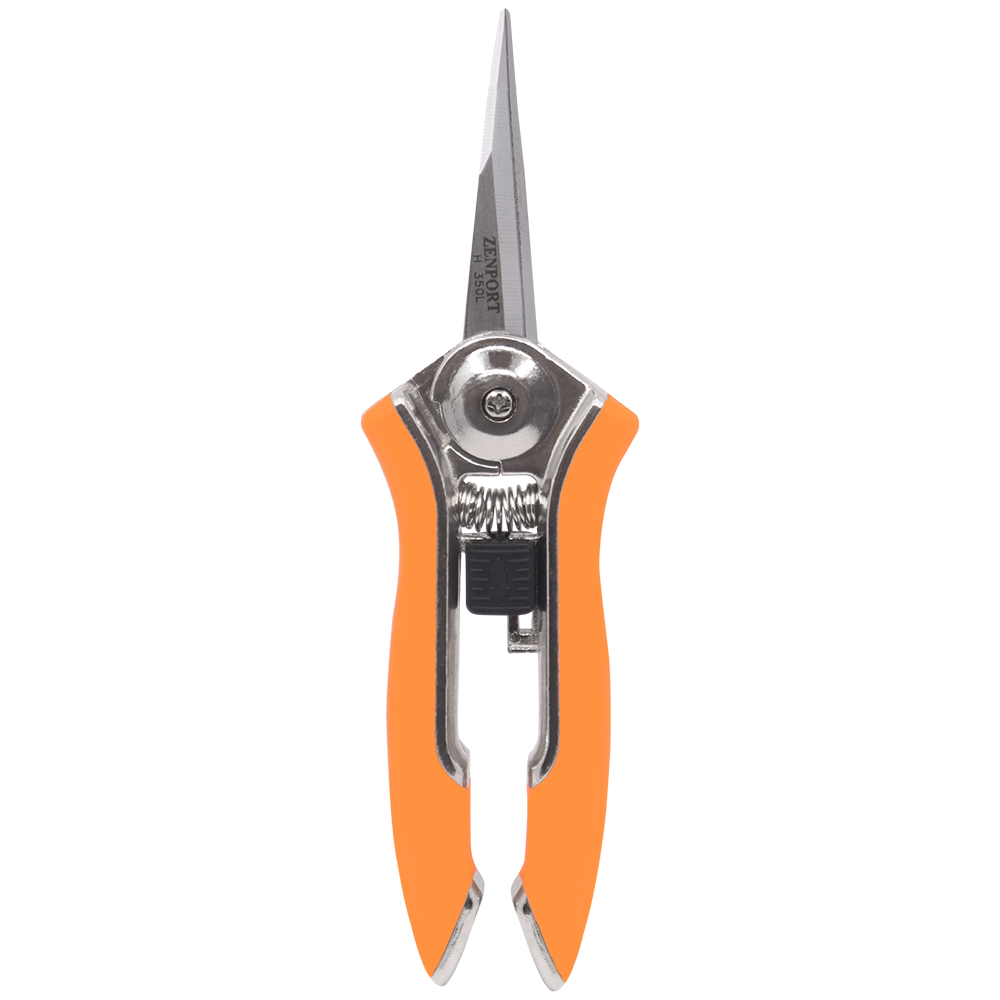 Zenport H350L Micro-Trimmer Shear, 2 Inch Stainless Steel Blades, Orange