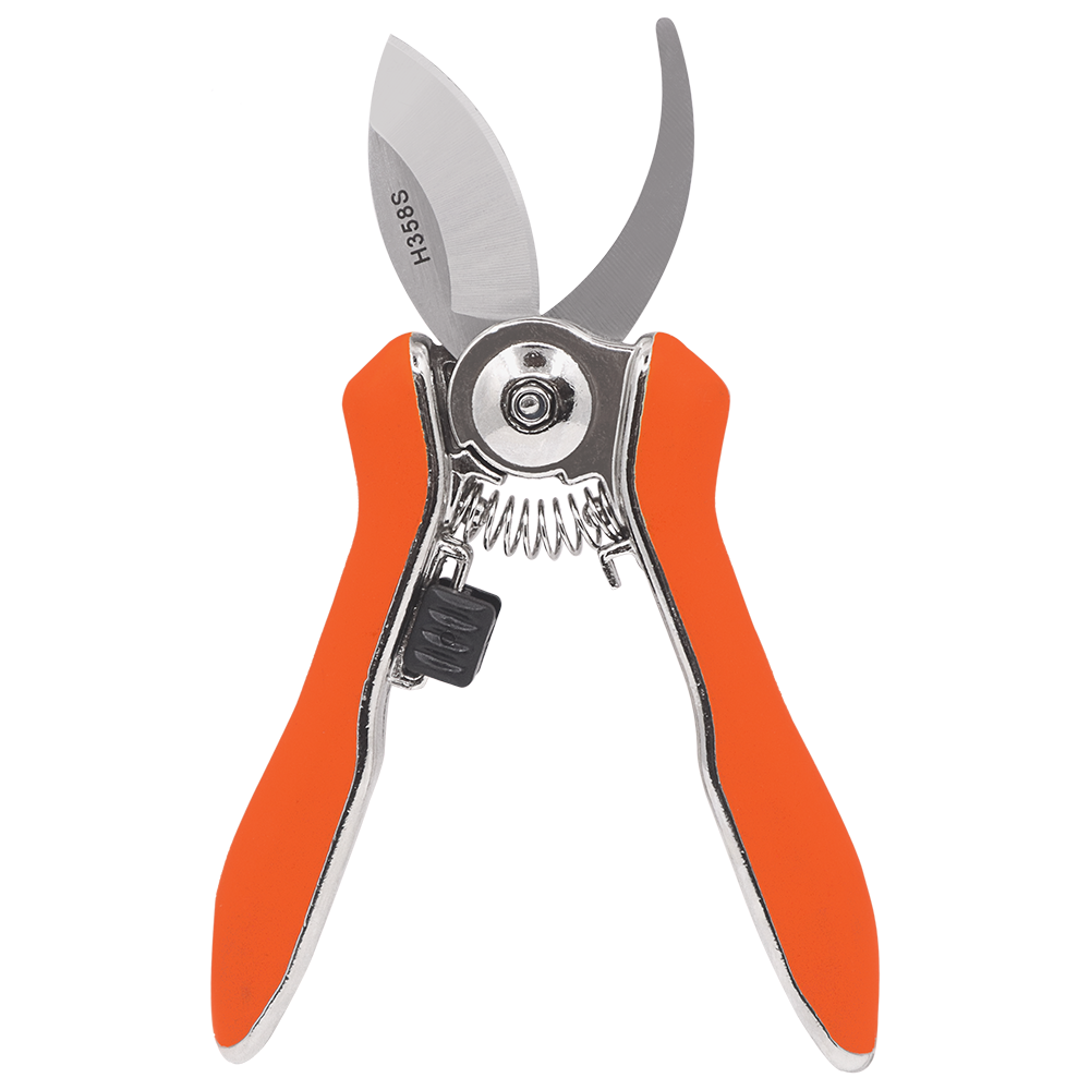 Zenport H358S Micro Trimmer Bypass Shear, 6-Inch, 1.5 Inch Stainless Steel Blades, Orange