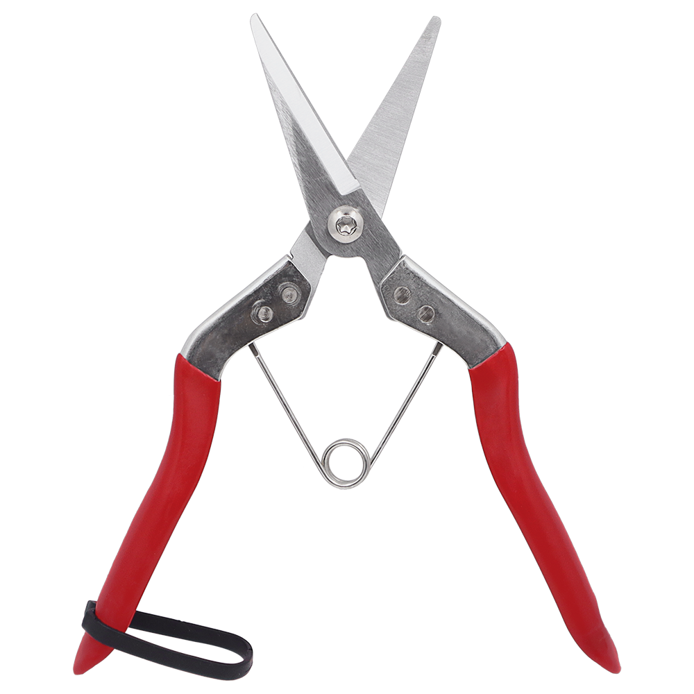 Zenport H970 Deluxe Thinning Shear Straight Edge Blade, 2.5 Inch Carbon Steel Blades, Red