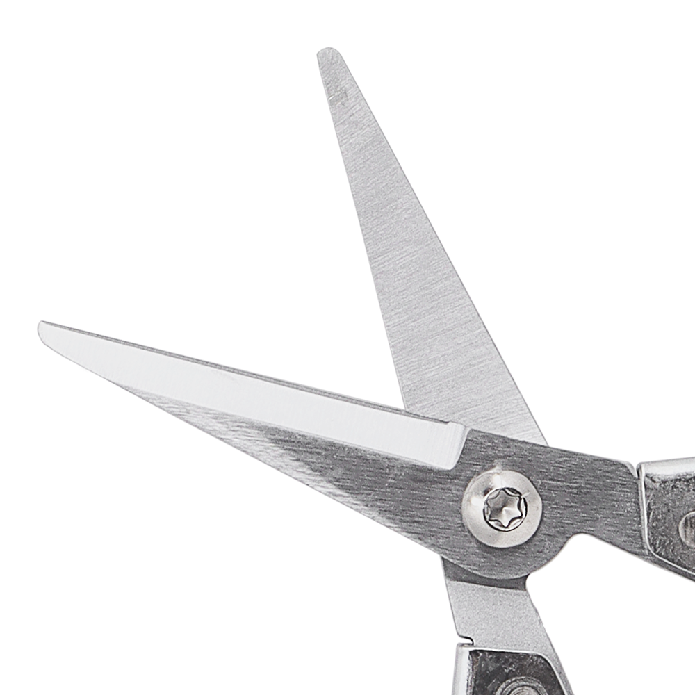 Zenport H970 Deluxe Thinning Shear Straight Edge Blade, 2.5 Inch Carbon Steel Blades, Red