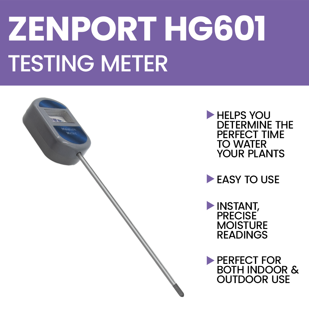 Zenport HG601 Soil Moisture Meter, Blue