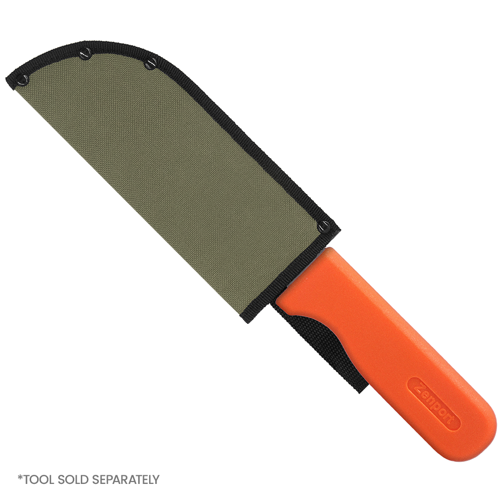 Zenport HJ210 Large Knife Sheath (Holds 7.75"x3" Blade), Brown