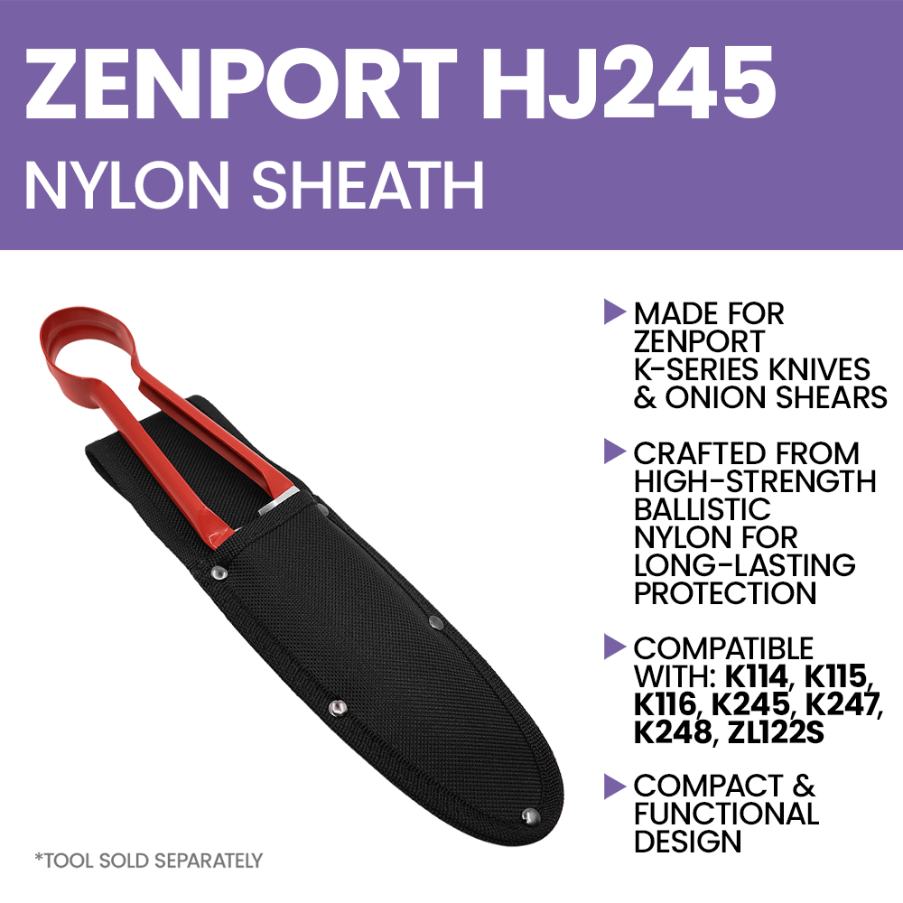Zenport HJ245 Nylon Pouch for K-Series Knives, Brown