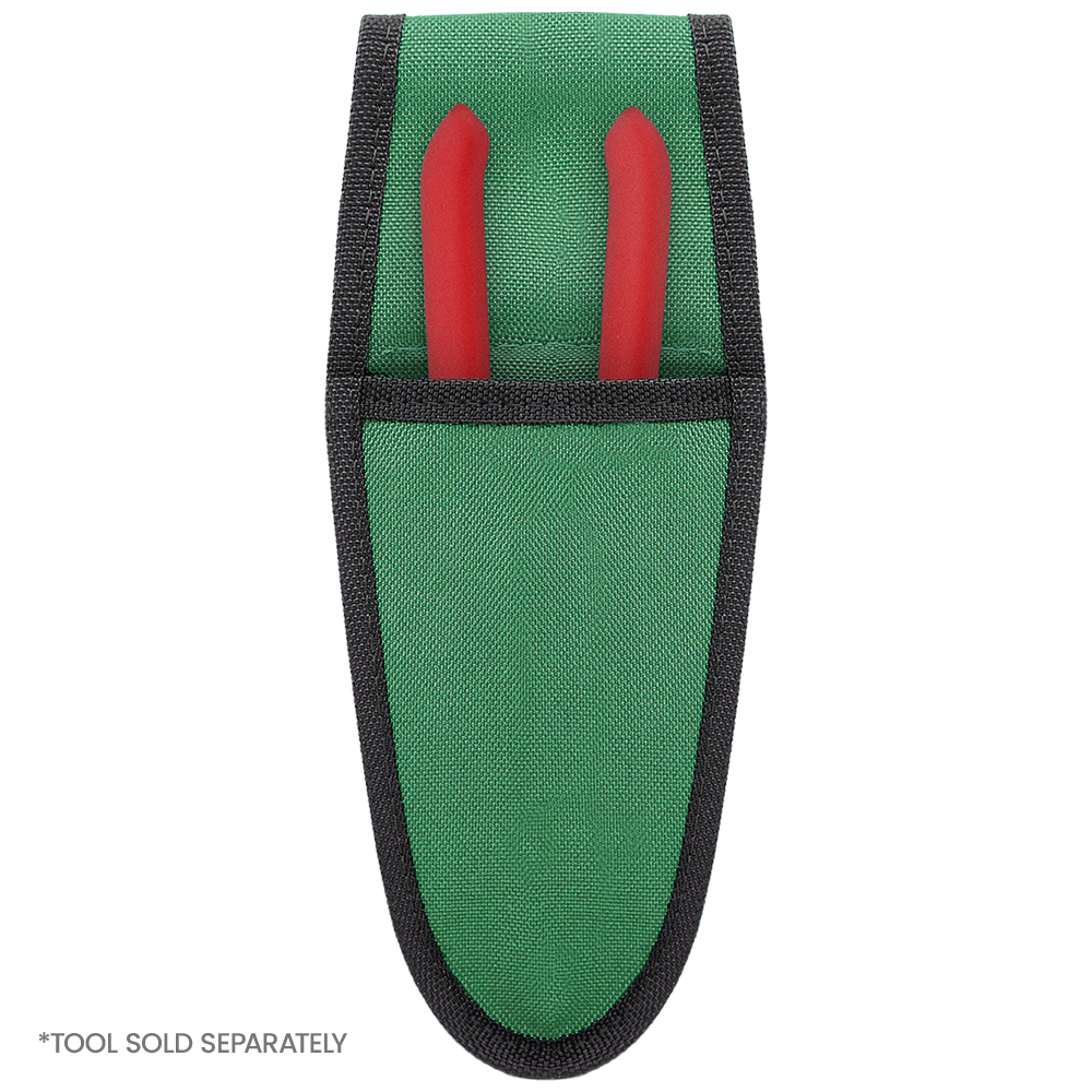 Zenport HJ255 Single Pocket Pouch Pruner Holster with Belt Loop, Green