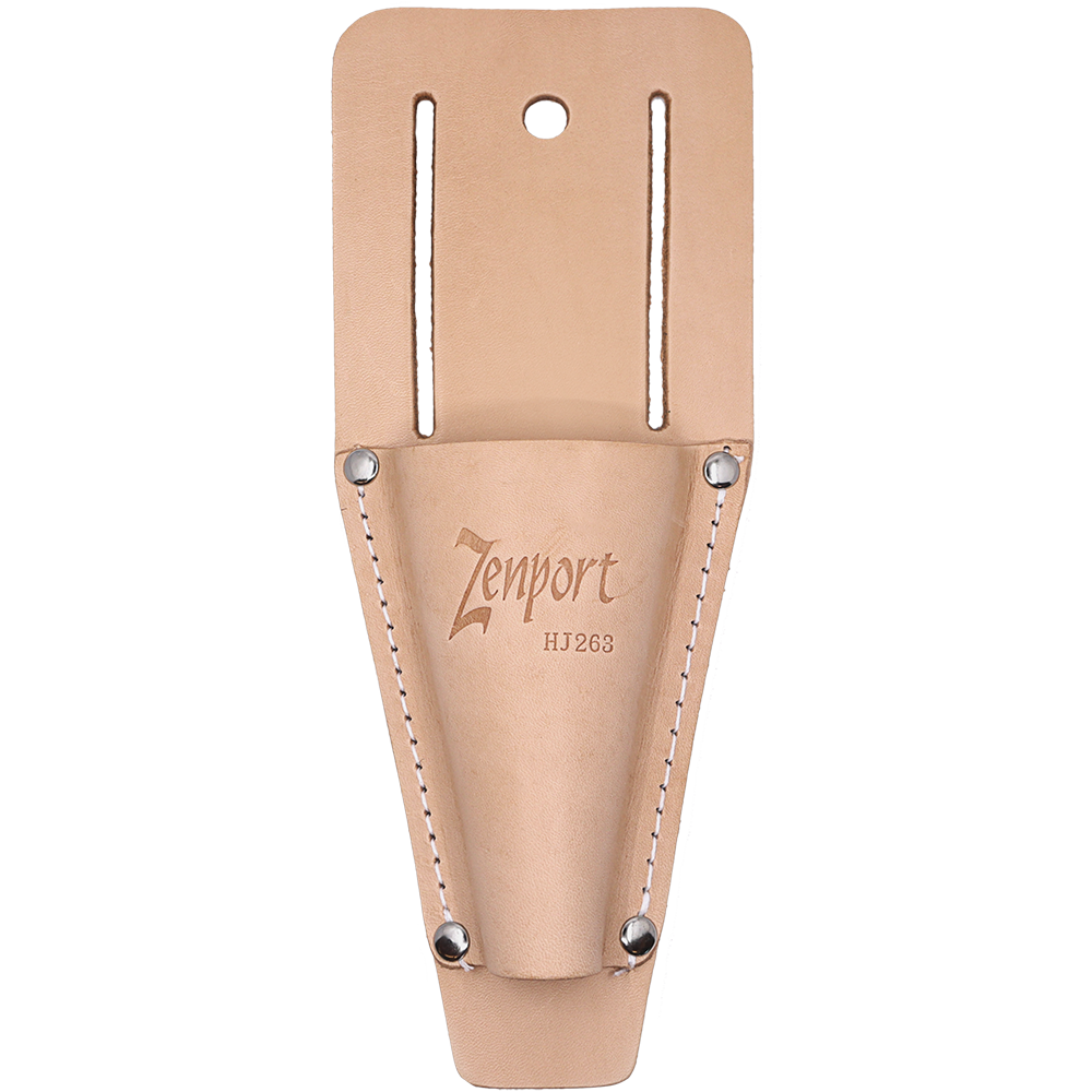 Zenport HJ263 Leather Pruner Sheath with Belt Loop, Beige