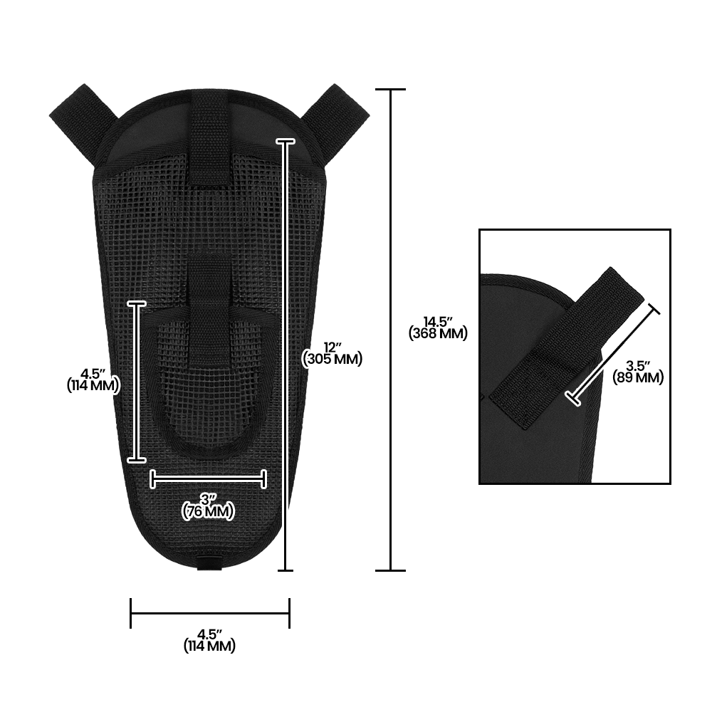 Zenport HJ285 - Funda para podadora de vid, color negro