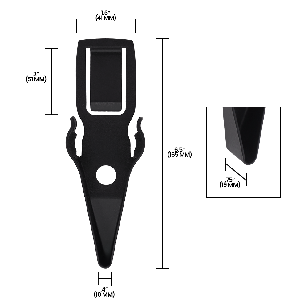 Zenport HJ300 Belt Loop Holder for H300 Series Shears, Black