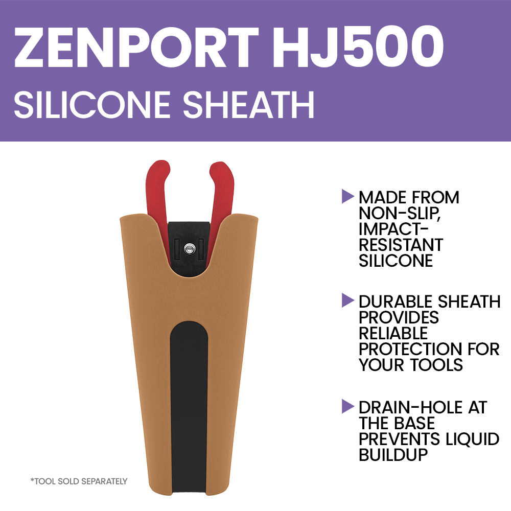 Zenport HJ500 Silicone Pruner Sheath with Belt Clip, Brown