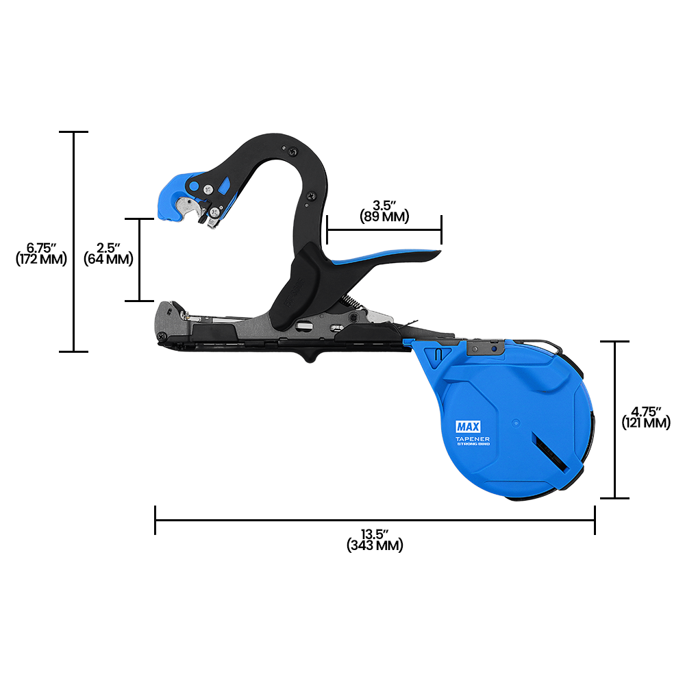 MAX HT-S60E Extra Wide Strong Bind Tapener Tying Tool