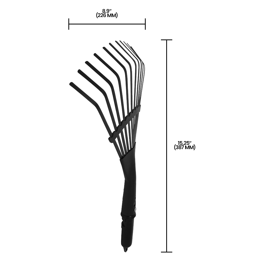 Zenport J0016-K1 Cultivator and Rake Garden Multi Tool Bundle