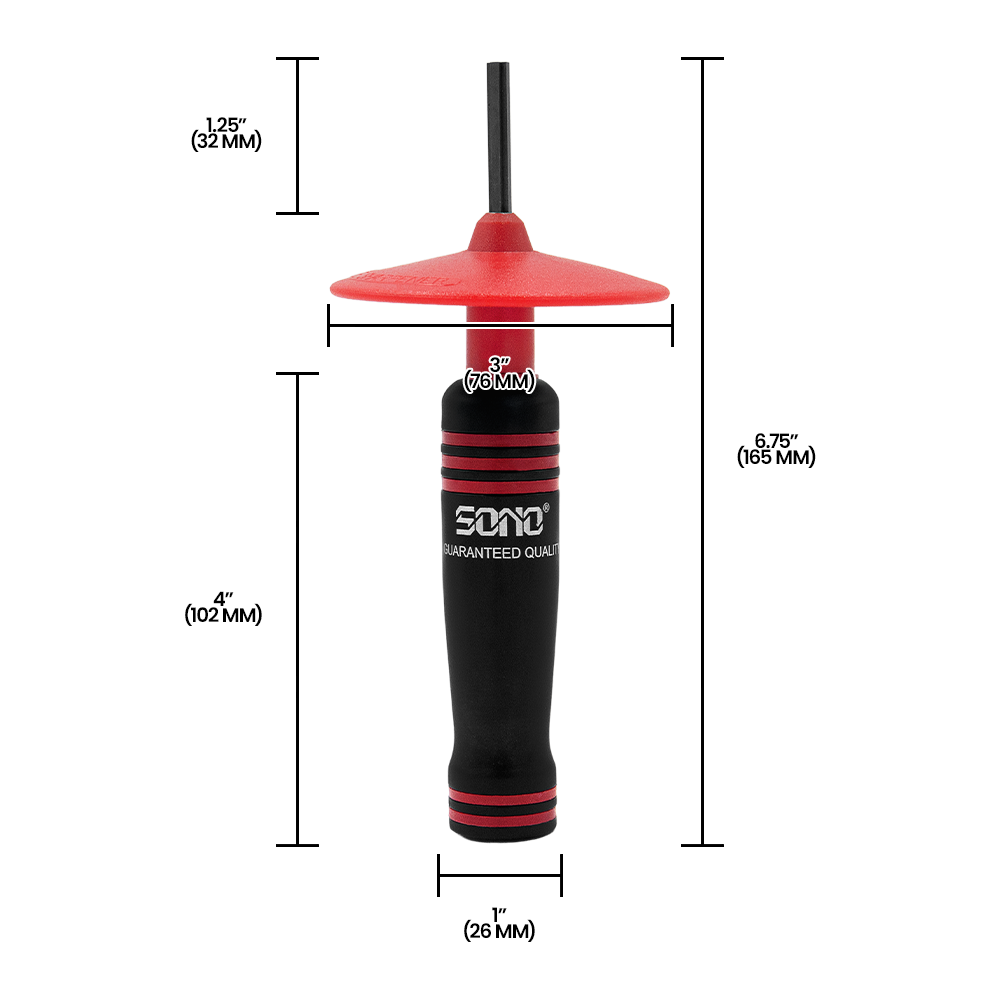 Zenport J31 Tungsten Carbide Sharpener, Red, Red/Black