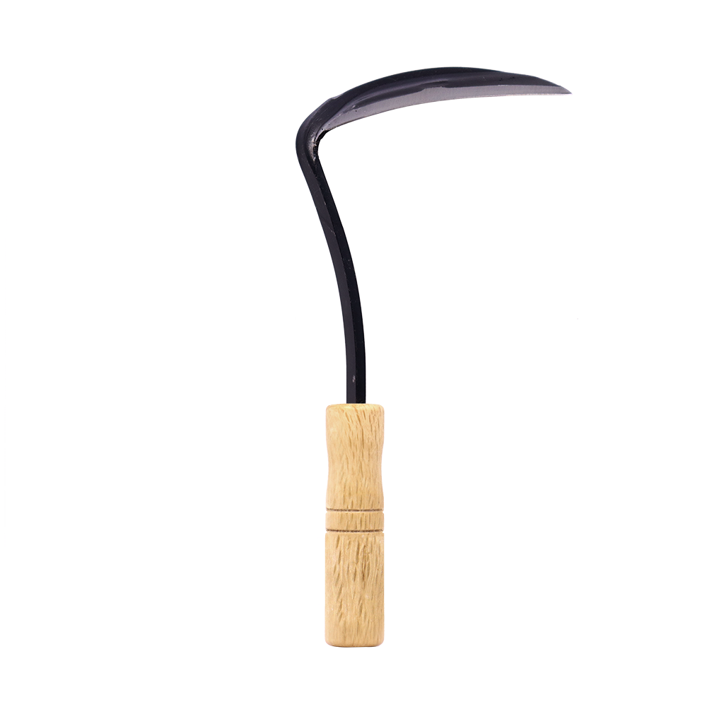 Zenport J6-040 Sickle Clad Moon Weeding Sickle, 5 Inch High Carbon Steel Blades, Beige