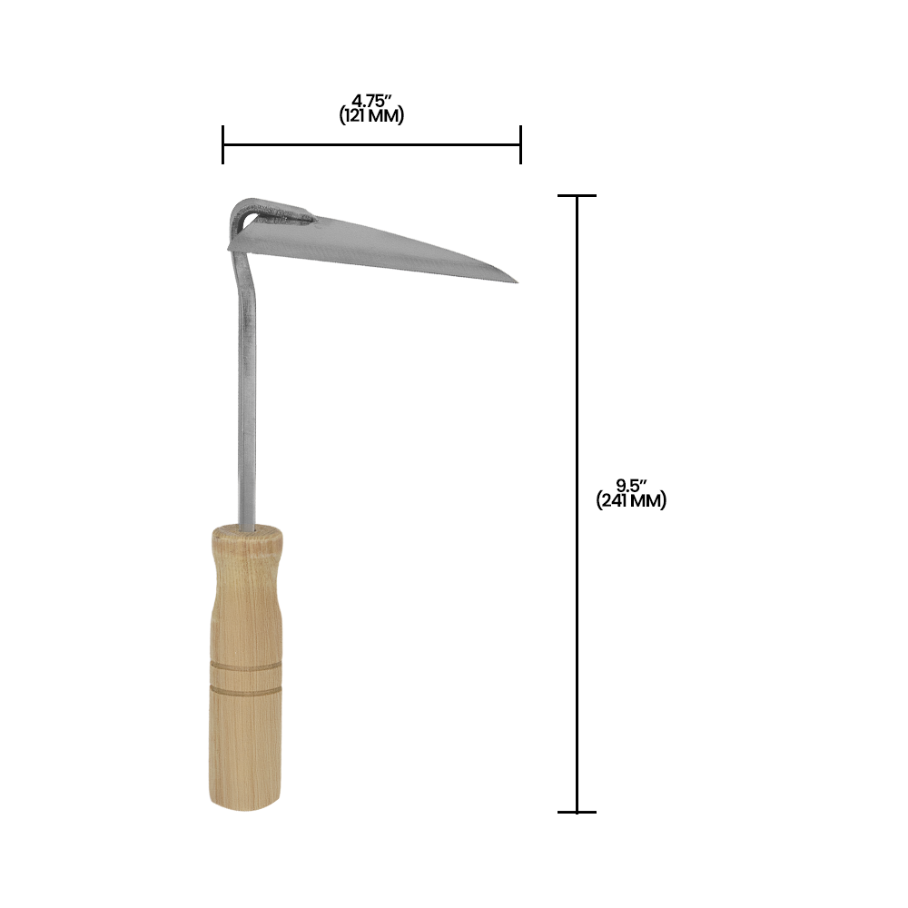 Zenport J6-13S Weeding Hoe, 10-Inch, Beige