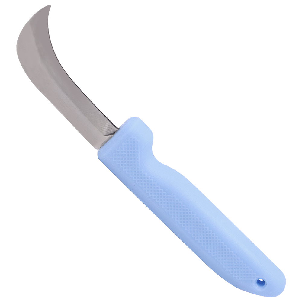Zenport K103-B Harvest Utility Knife, 3 Inch Stainless Steel Blade, Blue