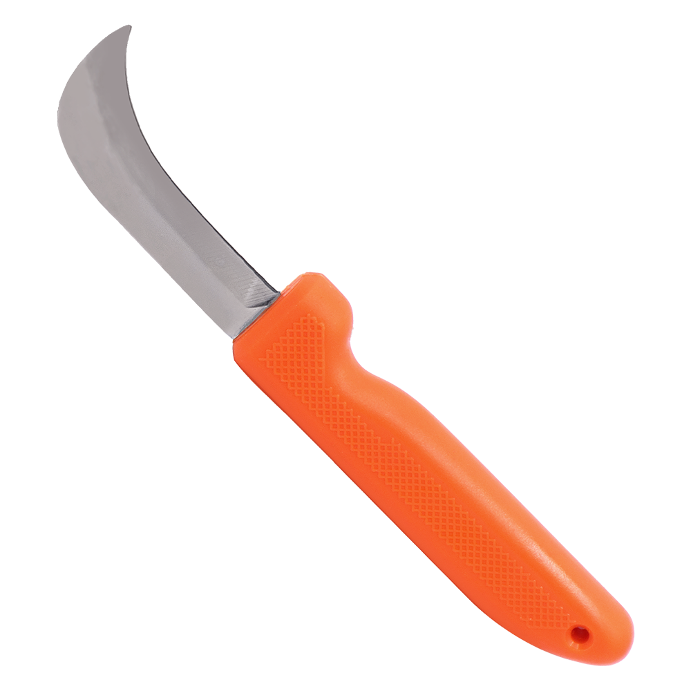 Zenport K103-O Harvest Utility Knife, 3 Inch Stainless Steel Blade, Orange