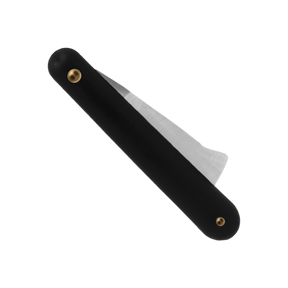 Zenport K106F Grafting and Budding Folding Knife, 2.25 Inch Stainless Steel Blade, Black