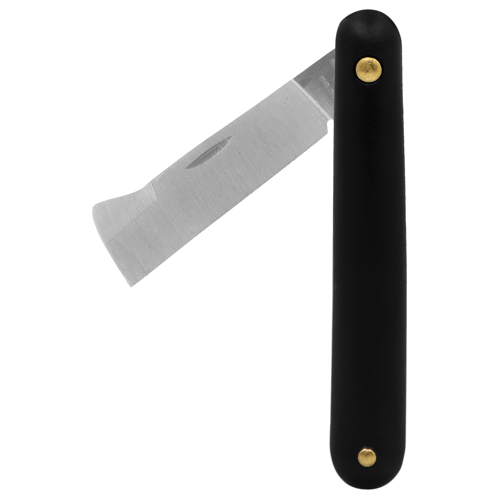 Zenport K106F Grafting and Budding Folding Knife, 2.25 Inch Stainless Steel Blade, Black