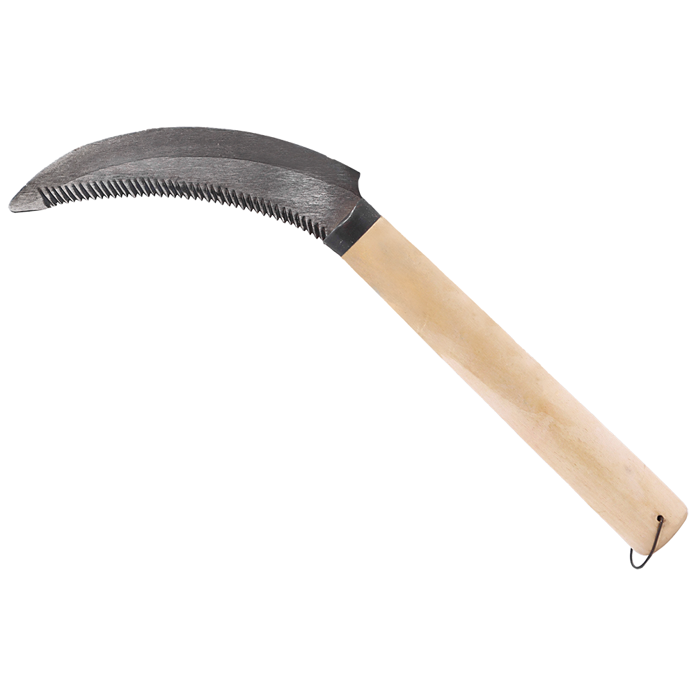 Zenport K201 Harvest Sickle Berry Knife, 4.5 Inch Carbon Steel Blade, Beige