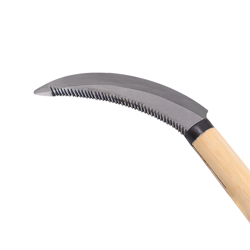 Zenport K201 Harvest Sickle Berry Knife, 4.5 Inch Carbon Steel Blade, Beige
