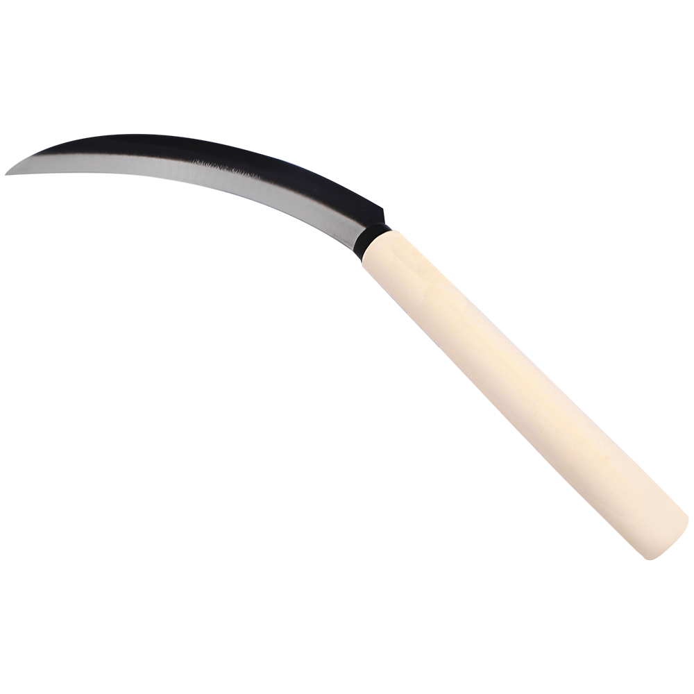 Zenport K205NS Harvest Knife, Wood, 6.5 Inch Carbon Steel Blade, Beige