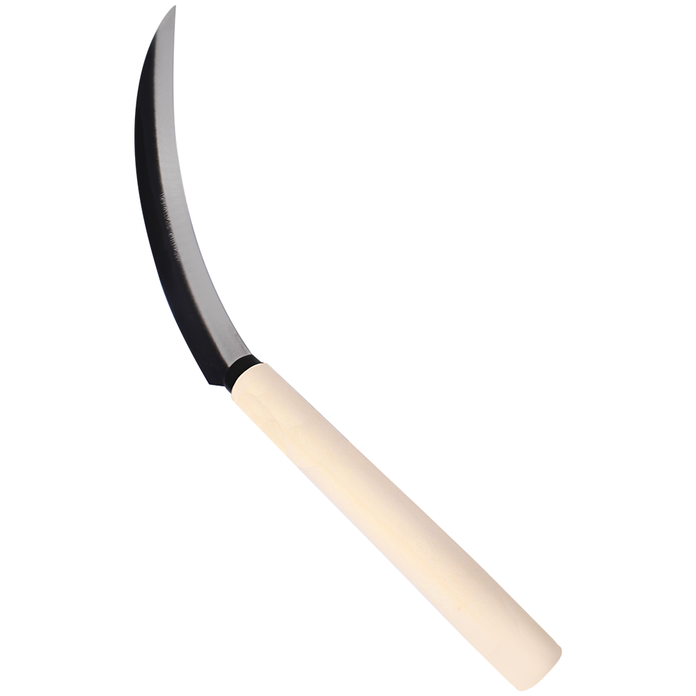 Zenport K205NS Harvest Knife, Wood, 6.5 Inch Carbon Steel Blade, Beige