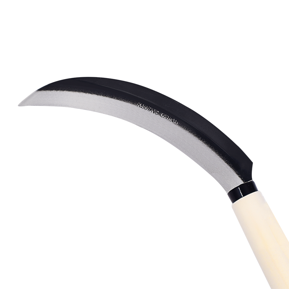 Zenport K205NS Harvest Knife, Wood, 6.5 Inch Carbon Steel Blade, Beige