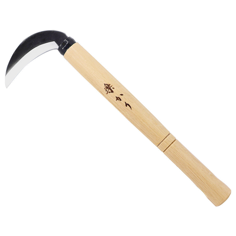 Zenport K210 High Japanese-style Weeding Sickle, 3 Inch High Carbon Steel Blade, Beige