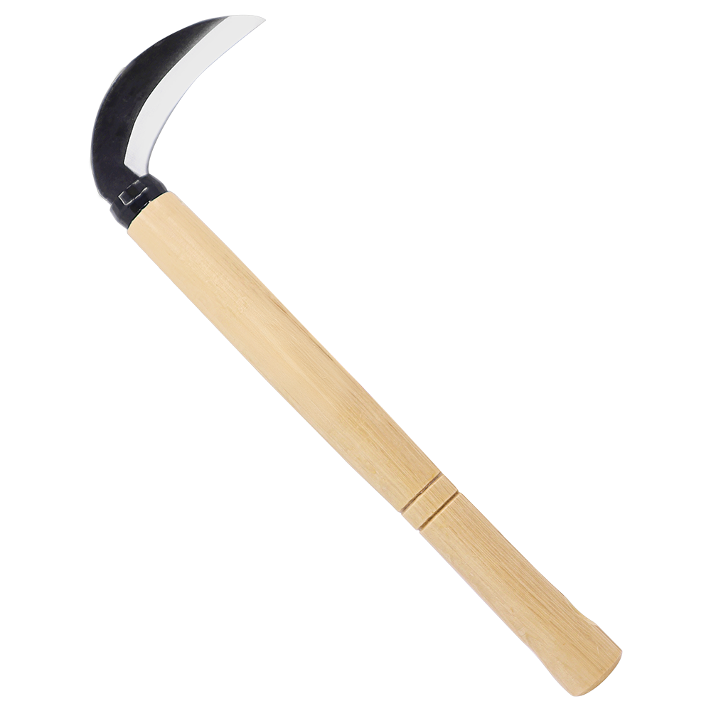 Zenport K210 High Japanese-style Weeding Sickle, 3 Inch High Carbon Steel Blade, Beige