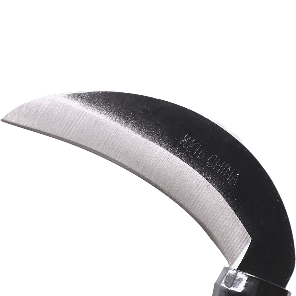 Zenport K210 High Japanese-style Weeding Sickle, 3 Inch High Carbon Steel Blade, Beige