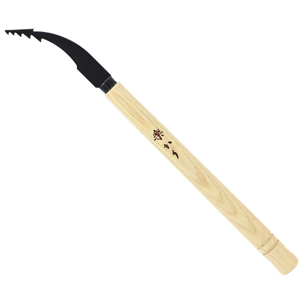 Zenport K211 High Japanese-style Crevice Weeding Tool, 5.5 Inch High Carbon Steel Blade, Beige