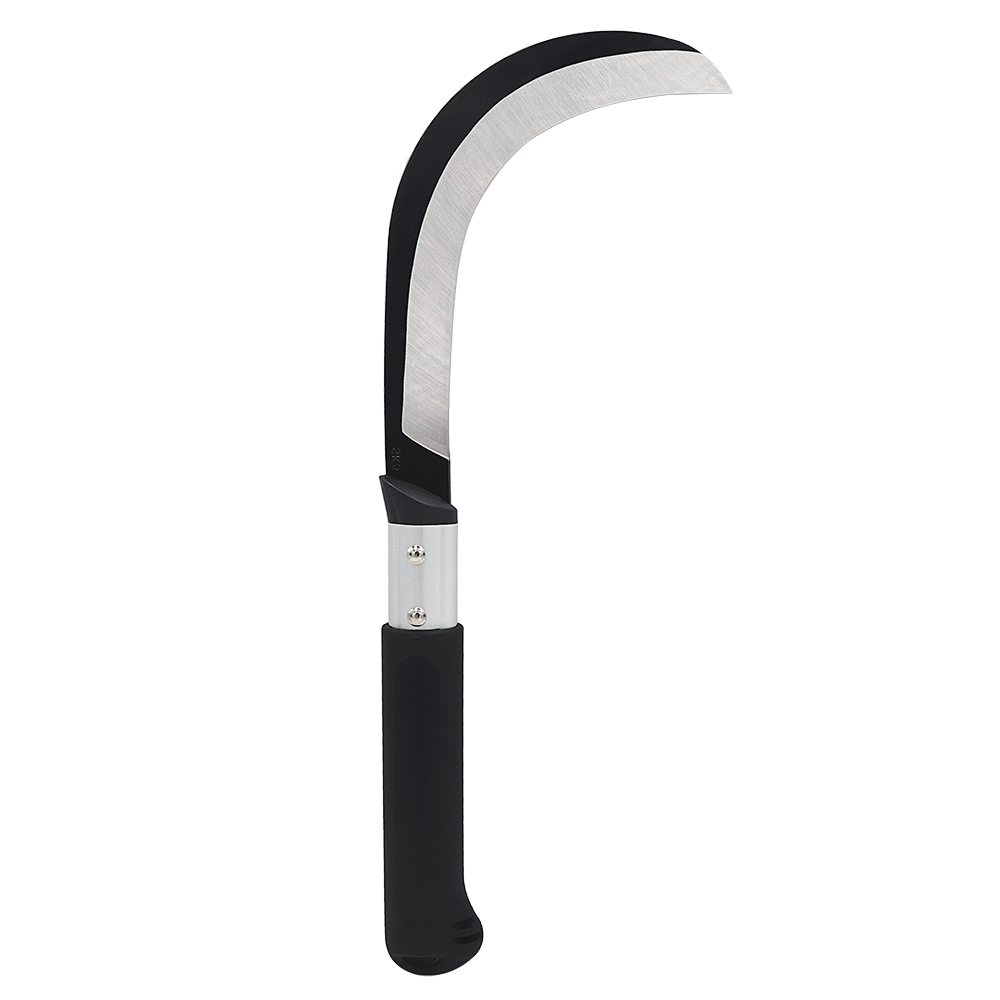 Hoz desbrozadora Zenport K310 con hoja de acero al carbono de 23 cm y mango de aluminio de 23 cm - Hoz de mano con empuñadura para jardinería y paisajismo