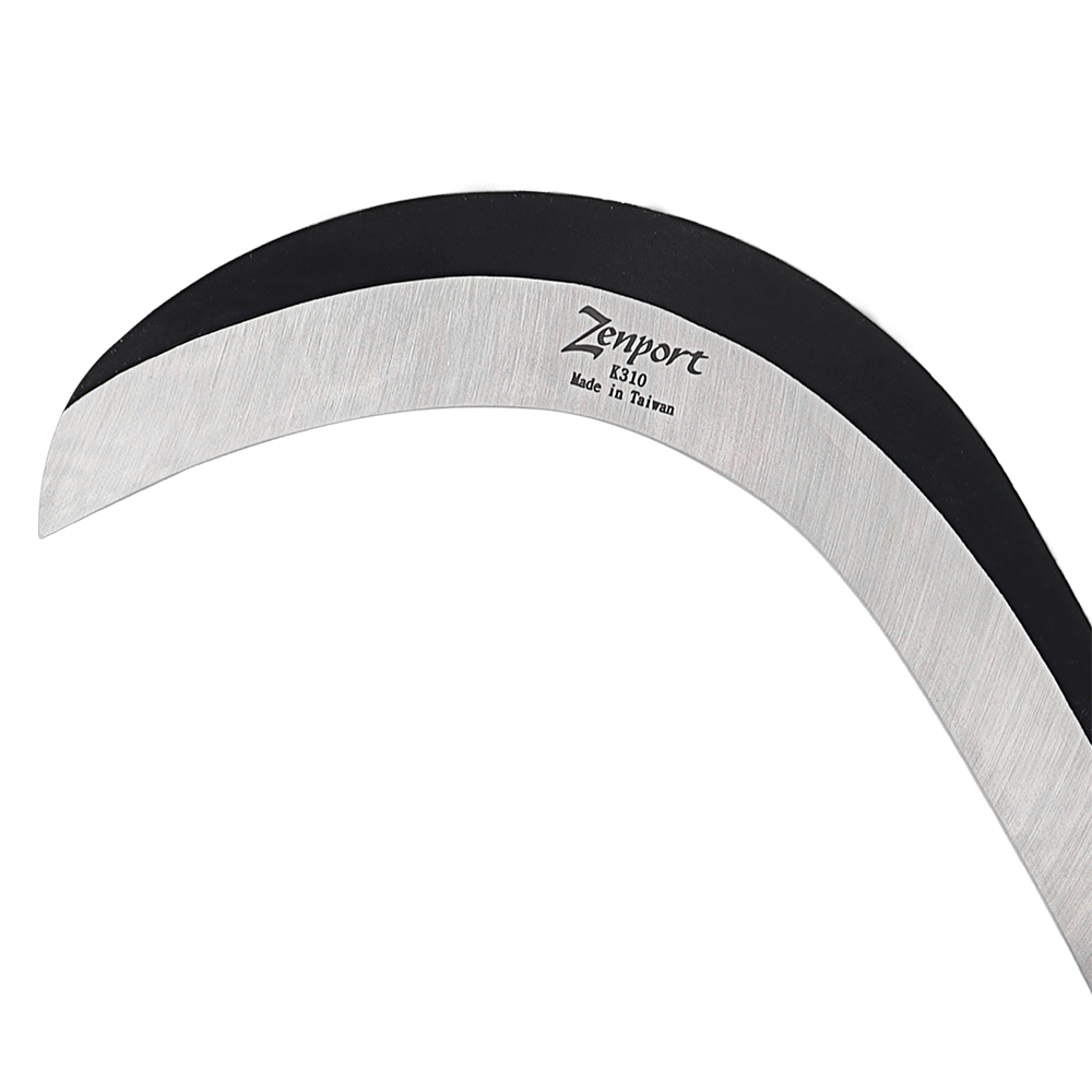 Zenport K310 Brush Clearing Sickle with 9-Inch Carbon Steel Blade and 9-Inch Aluminum Handle - Gardening/Landscaping Hand Sickle with Grip