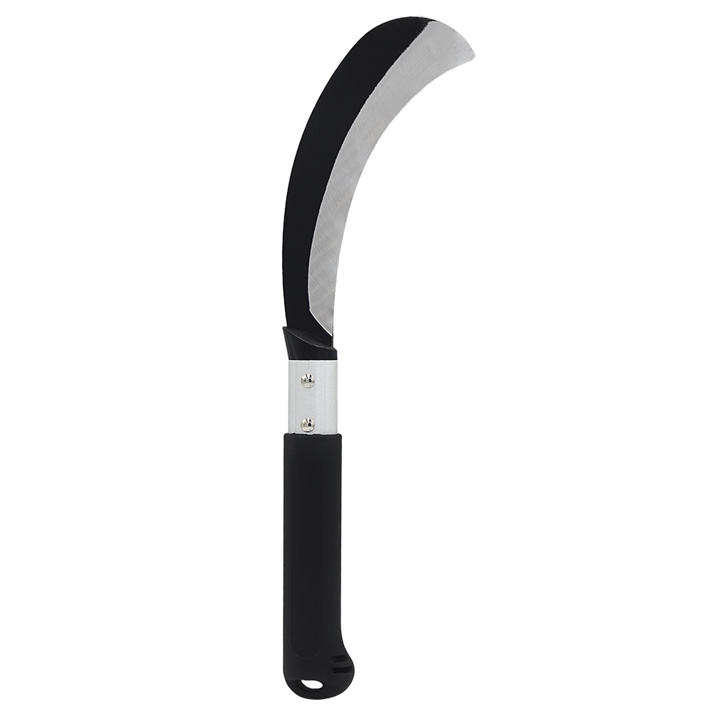 Hoz de cosecha Zenport K312, hoja de 8 pulgadas, hoja de acero al carbono de 8 pulgadas, negro/plateado