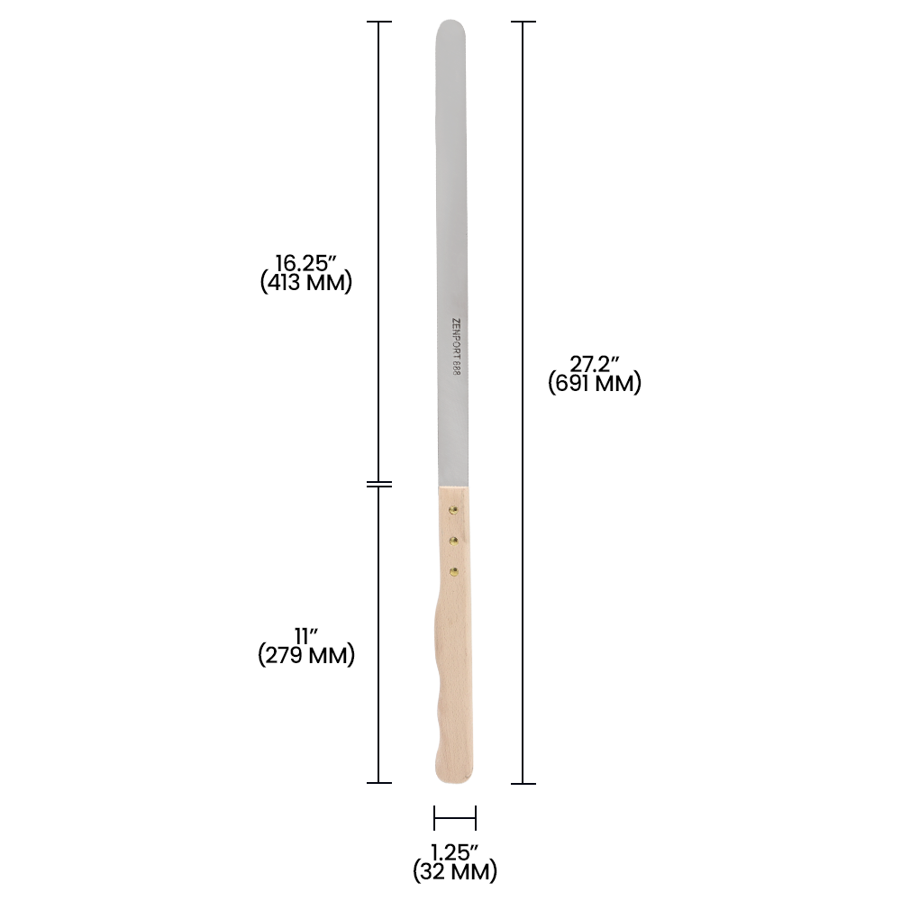 Zenport K888 Christmas Tree Nursery Shearing Knife, 16.25" Blade, 16.25 Inch Stainless Steel Blade, Beige